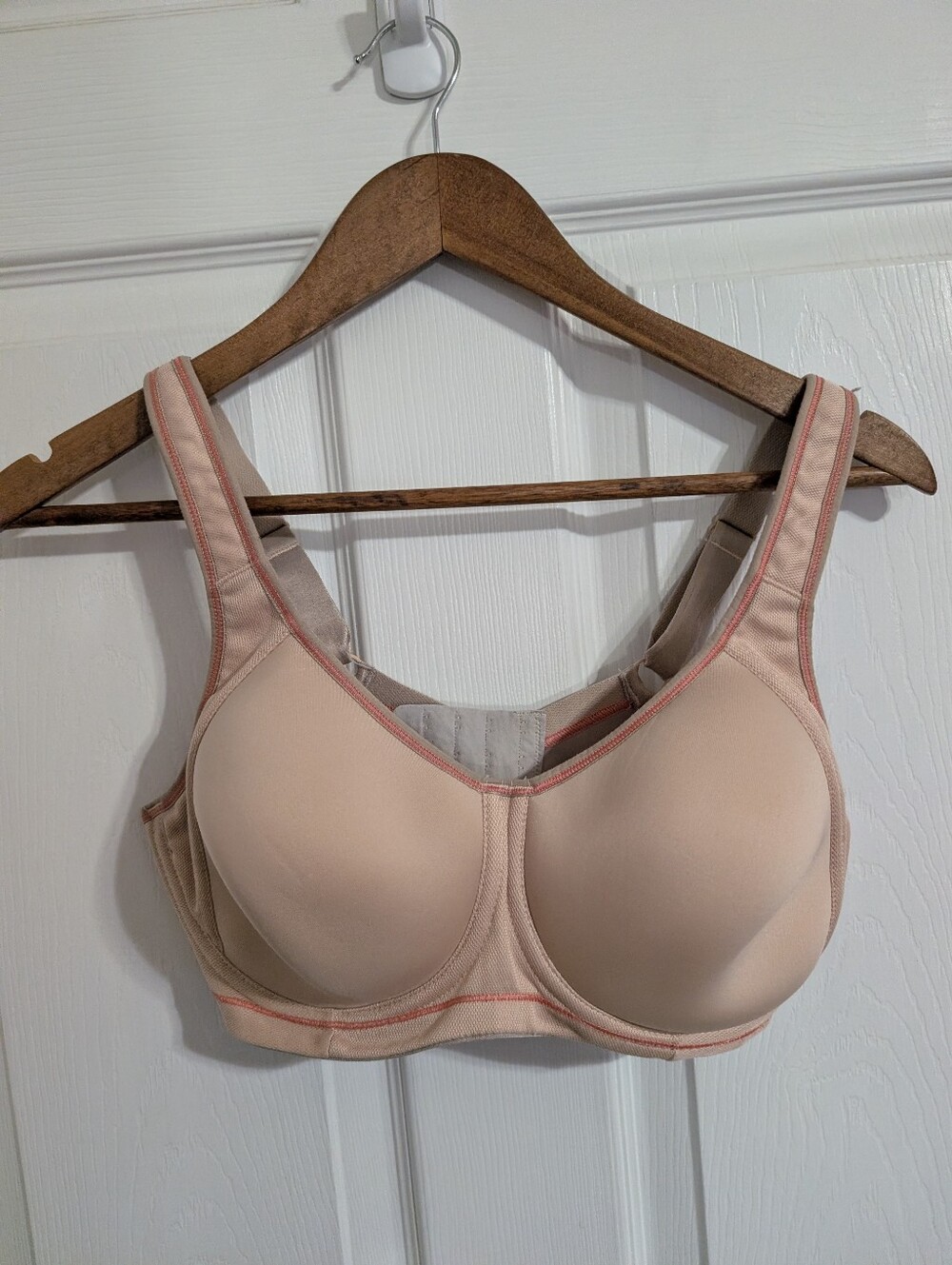 Freya Bra Sonic Sports Bra Womens Underwire Spacer Orange Gray Active Size 34DD